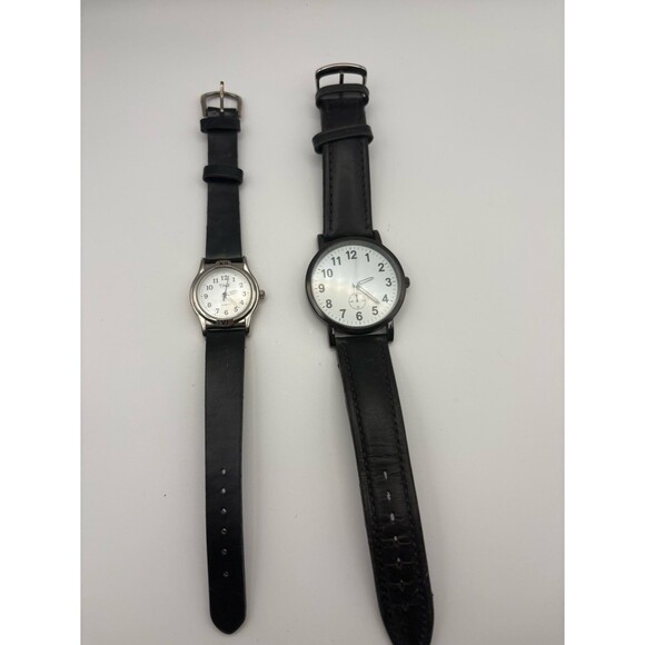 His & Hers Matching Watch Set | FMD & TIME Quartz | New Batteries - Picture 2 of 5